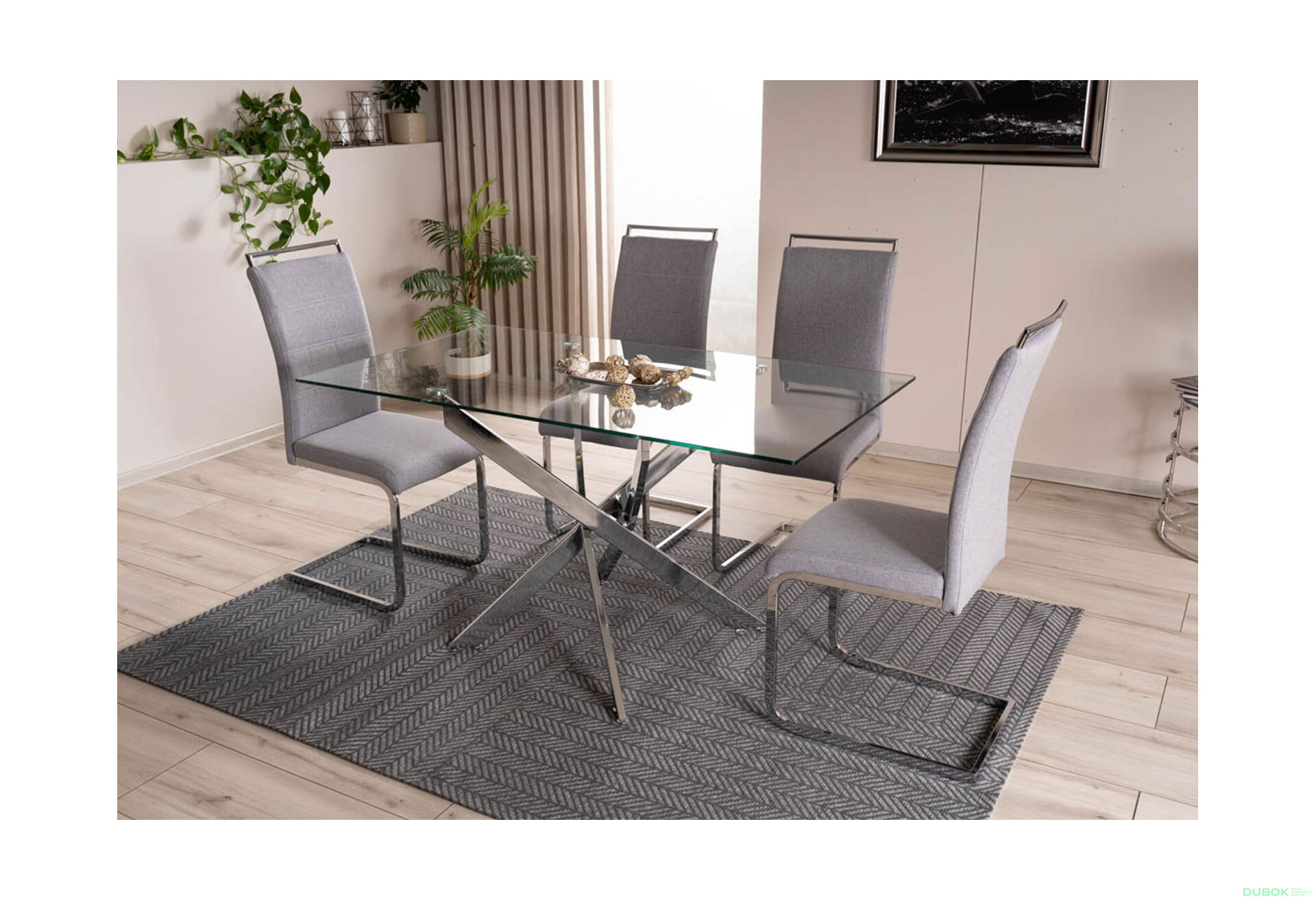 Obrázek 5 - Židle H-441 Chrome, šedý 97