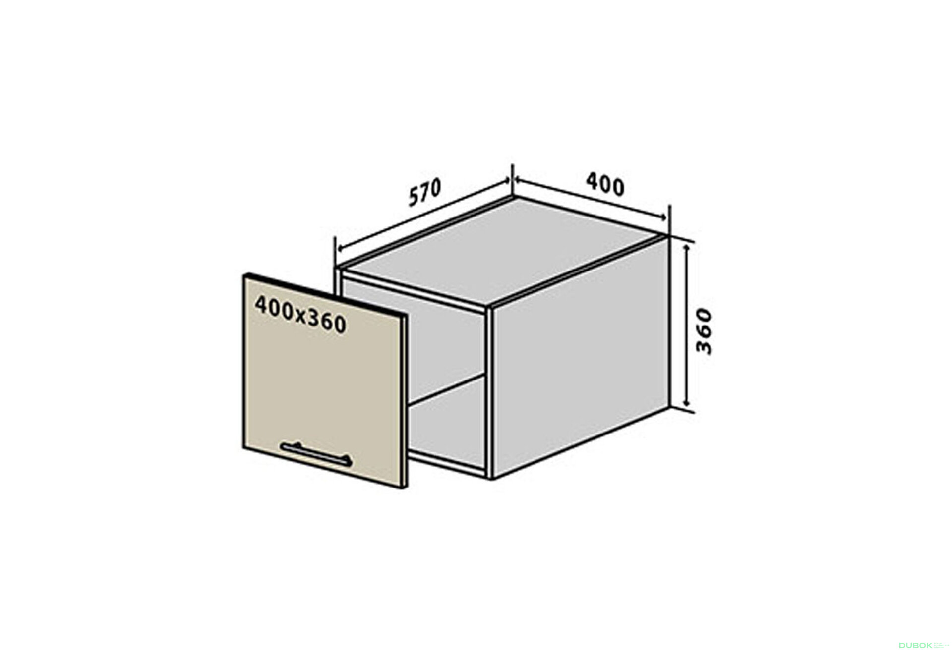 Obrázek 1 - V65 Skříňka 40 Alta Luxe