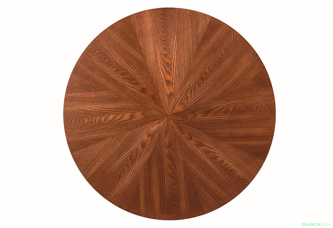 Obrázek 2 - Stůl Amadeo 100 MDF ořech / kov černý matný