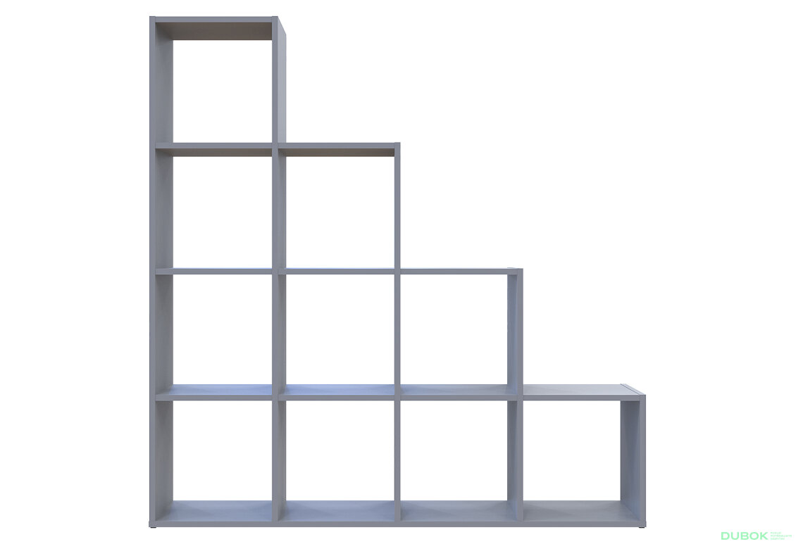 Obrázek 2 - Regál otevřený Step 4х4 136.2х28.8х140.7 šedý