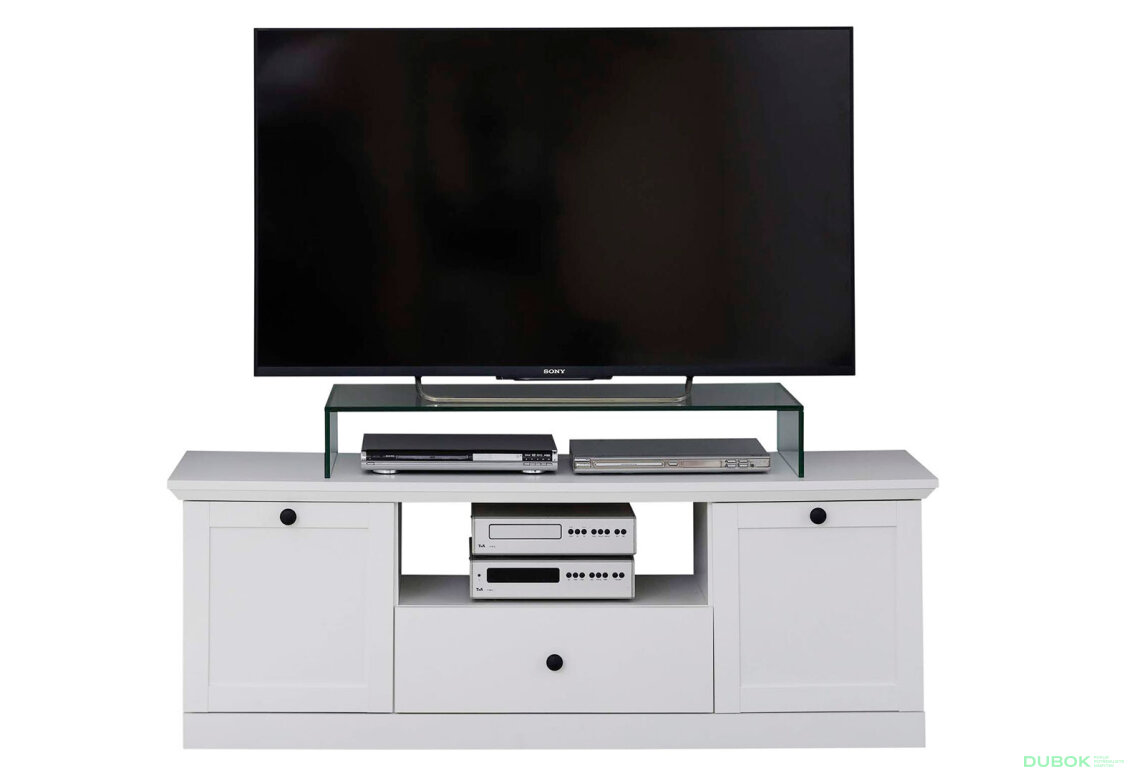 Obrázek 2 - TV stolek 2d1s/140 bílý Brandson Vystavený kus