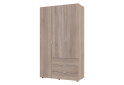 Obrázek 6708 - Skříň šestidveřová s regálem se zásuvkami Gelar 292.4 cm dub sonoma