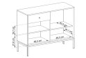 Obrázek 8 - Komoda MKSZ104 Mono granat