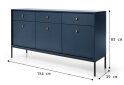 Obrázek 6 - Komoda MKSZ154 Mono granat