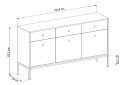 Obrázek 7 - Komoda MKSZ154 Mono granat