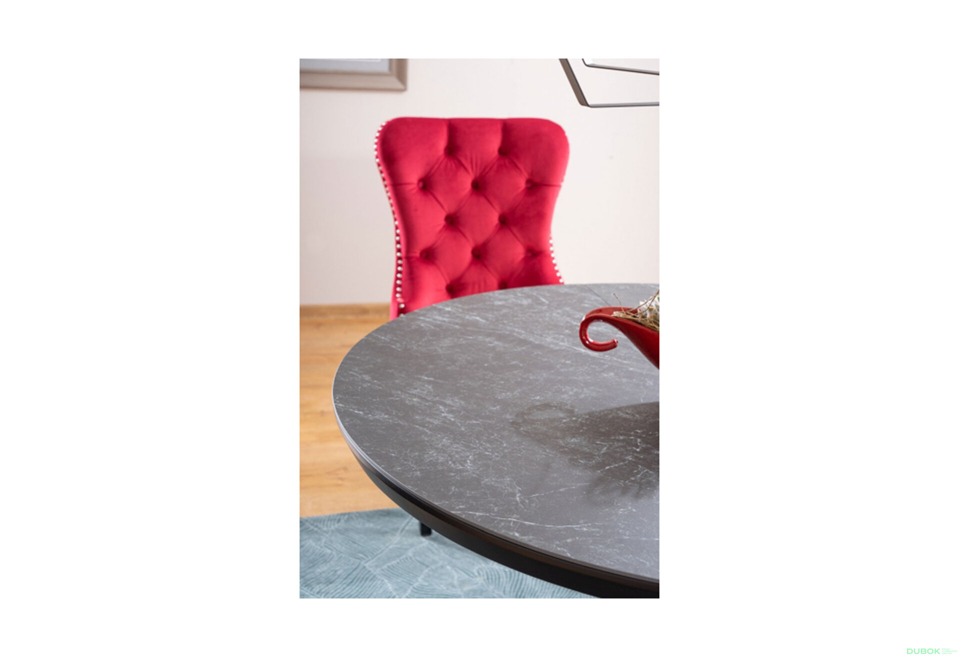 Obrázek 7 - Židle August Velvet kaštanový Bluvel 59, dřevo, černý