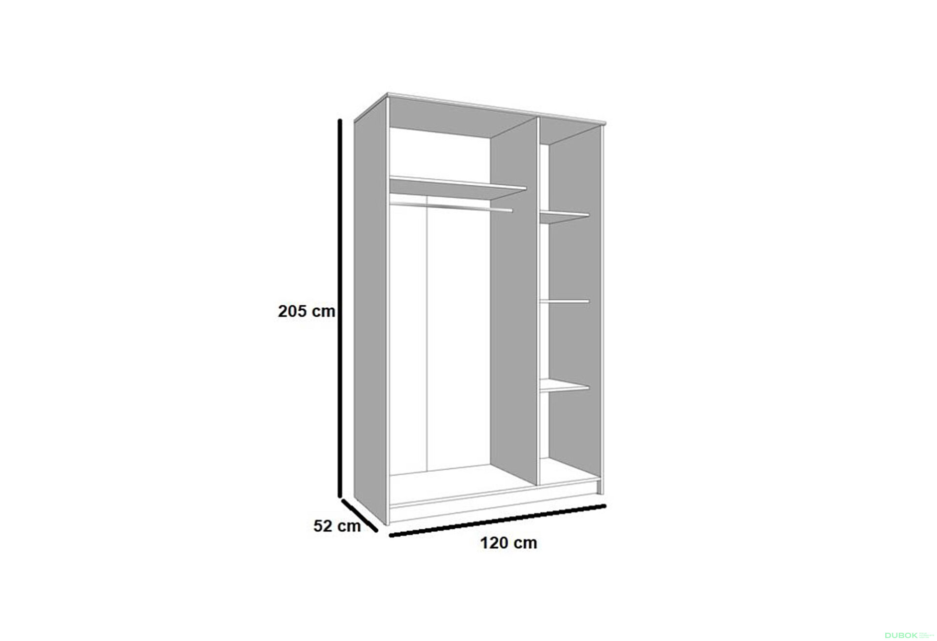 Obrázek 3 - Skříň Simple 3D nymfaea alba