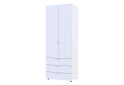 Obrázek 6710 - Skříň dvoudveřová se 2 regály Gelar 153.9 cm Bílá