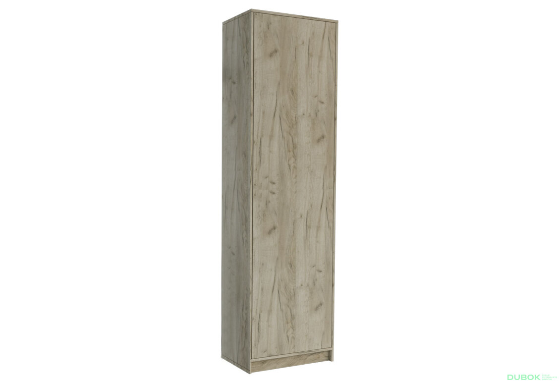 Obrázek 2 - Regál Sara 60x205x33 cm Dub kraft šedý