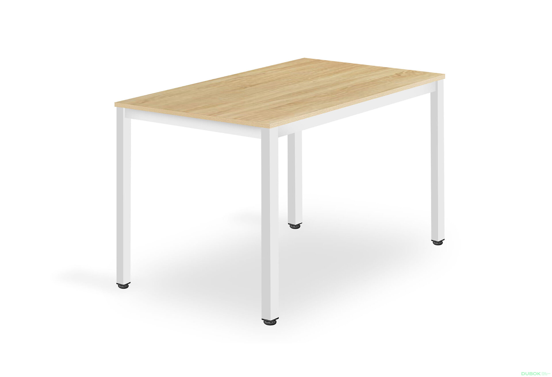 Obrázek 1 - Stůl TESSA 120cm x 60cm - dub / bílé nohy