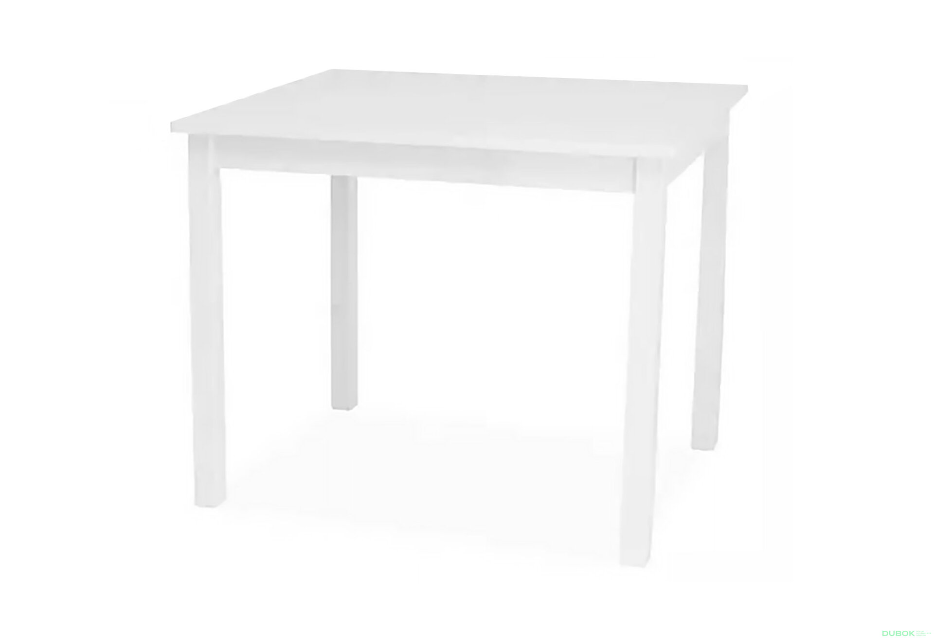Obrázek 1 - Stůl Fiord 80x60 bílý MDF / dřevo