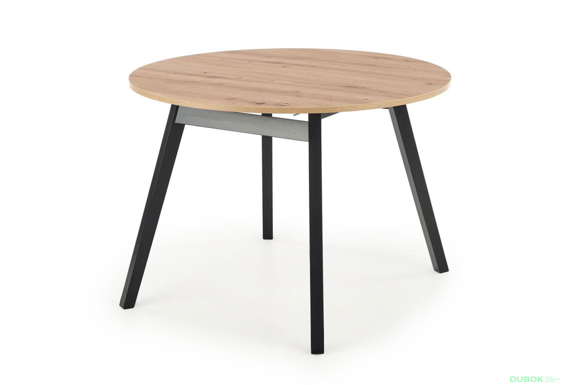 Rozkládací stůl Ruben dub artisan / černý
