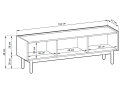 Obrázek 5 - TV stolek 144 riviéra / mramor bianco Boho