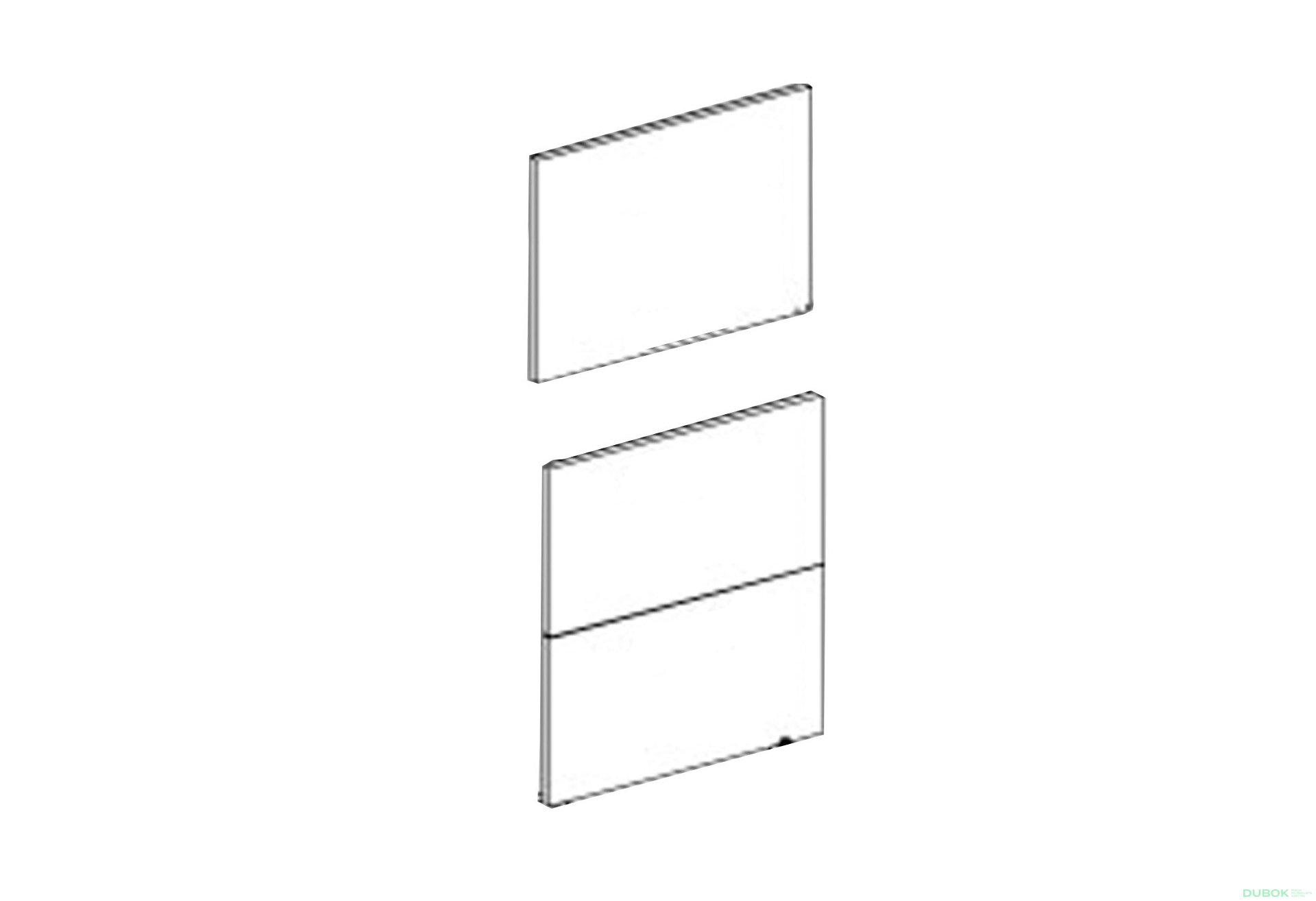 Obrázek 1 - Fasáda P 60 DZ pro mikrovlnku (h-720) Favorit Liona