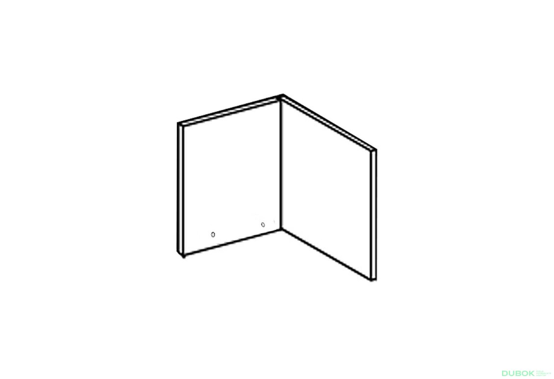 Fasáda A 90x90 roh přímý (570) Liona