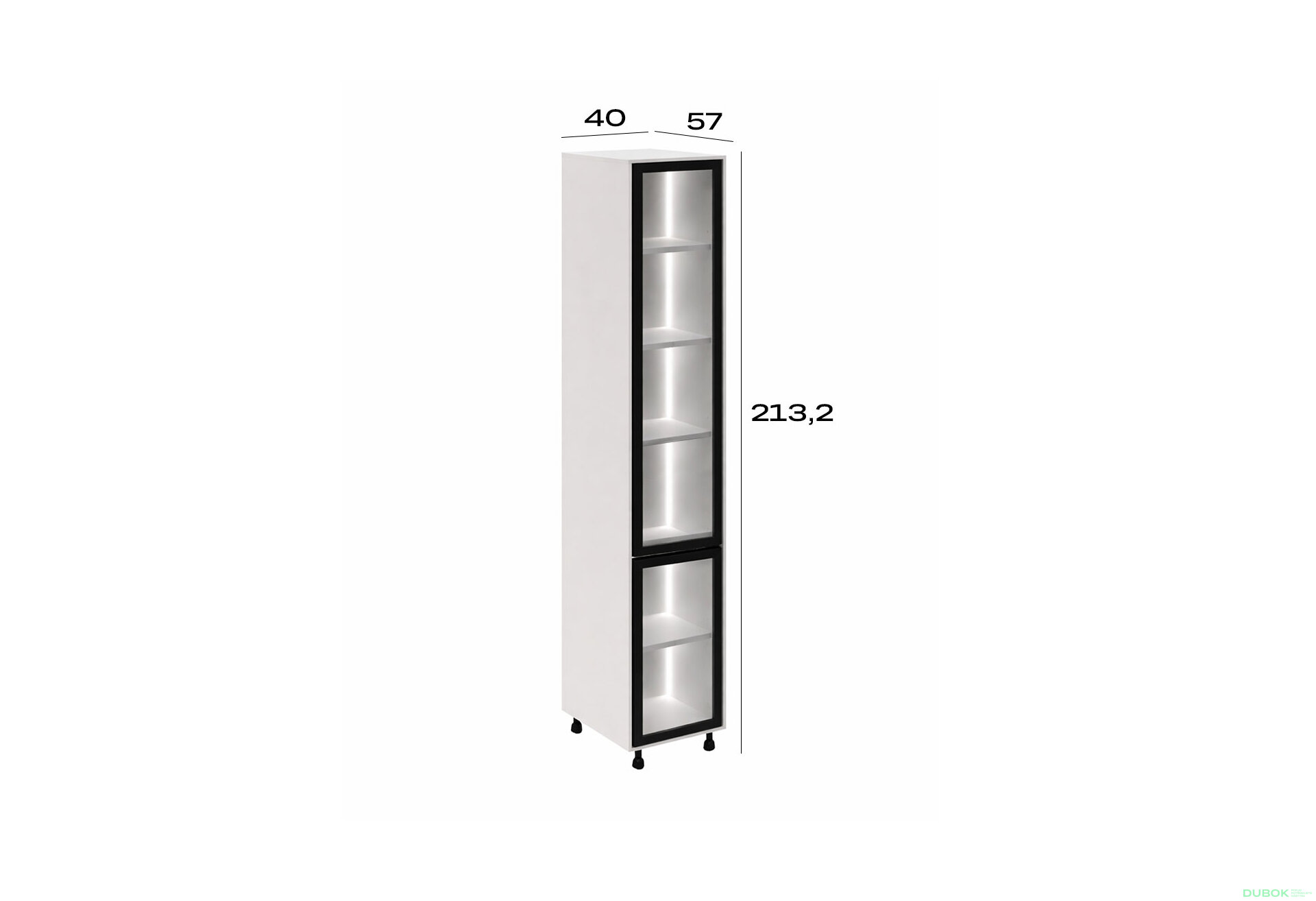 Obrázek 2 - Penál P 40 Sk (720) LED bílý
