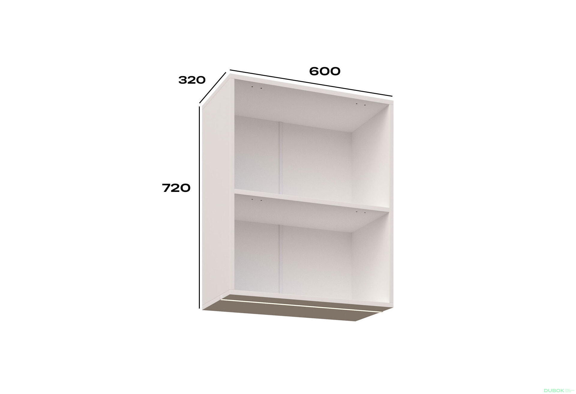 Obrázek 2 - Korpus V 60 B Free Fold LED