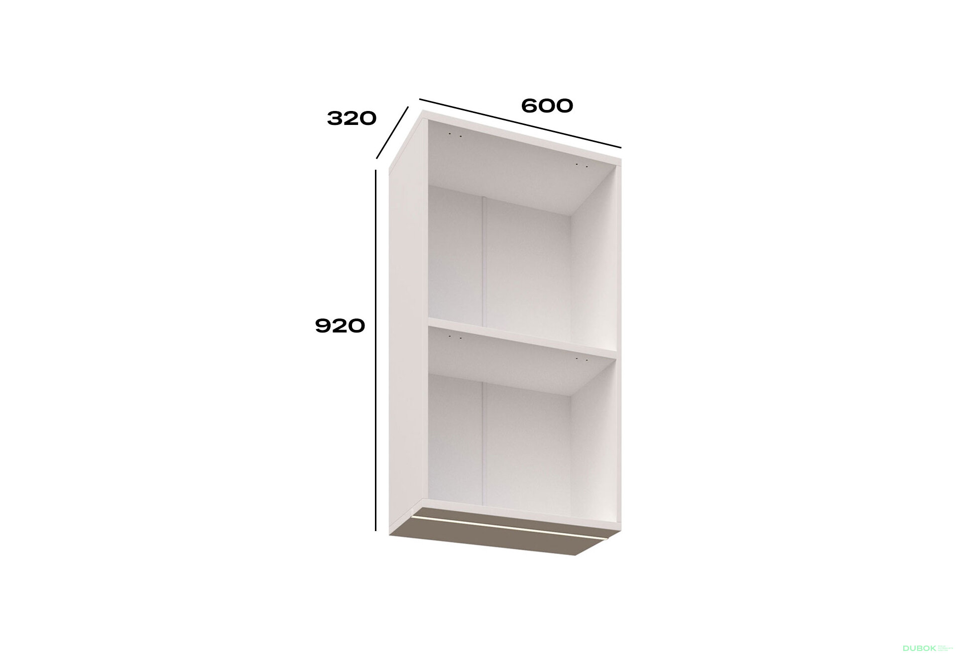 Obrázek 2 - Korpus V 60 B (h-920) Free Fold LED