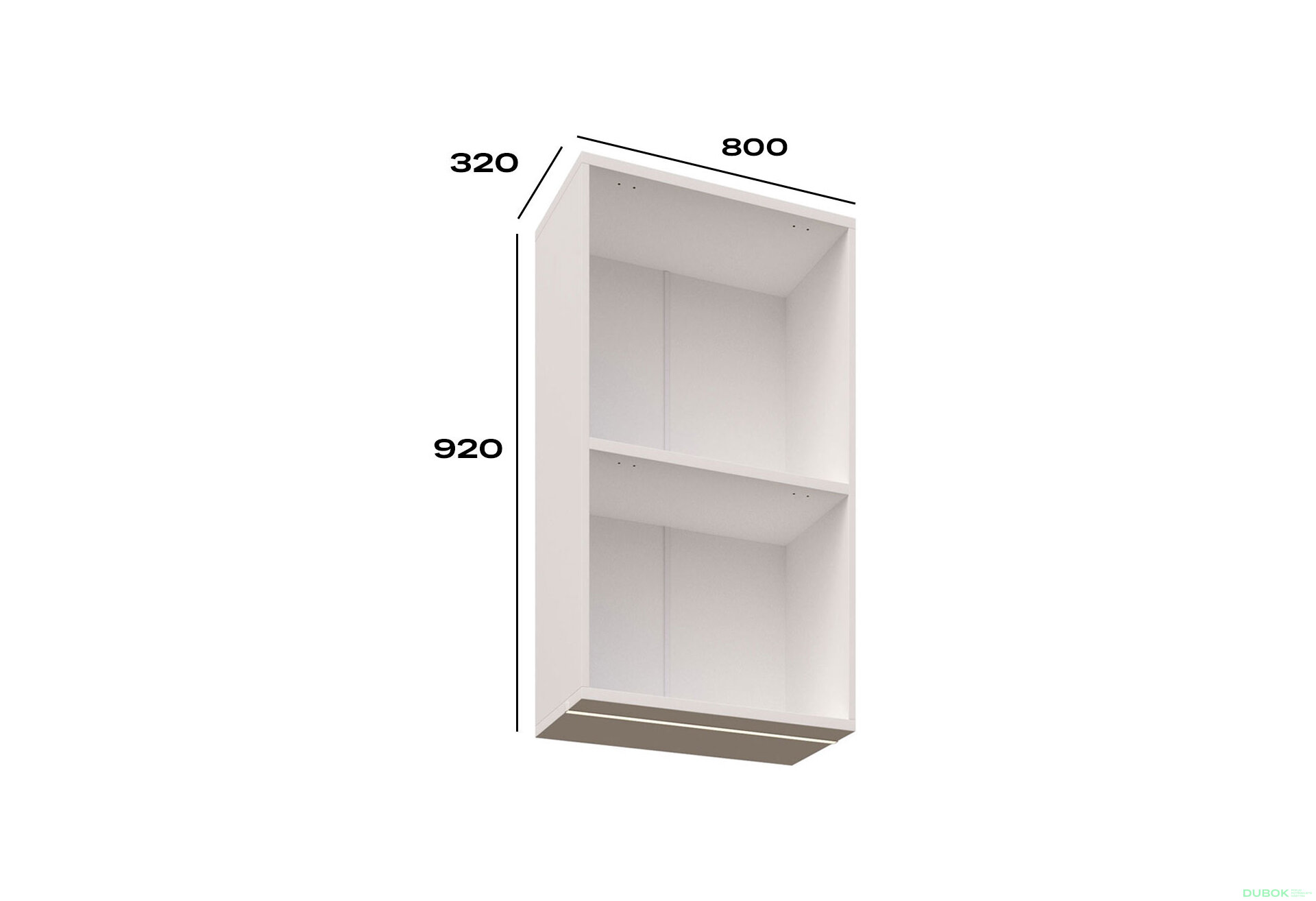 Obrázek 2 - Korpus V 80 B (h-920) Free Fold LED