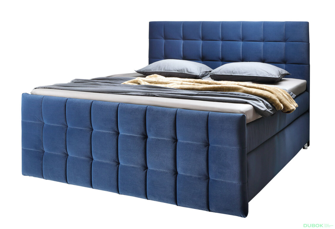 Postel Imperia 180x200 s roštem Matt Velvet 79 Davis, Hard-Top 9 cm