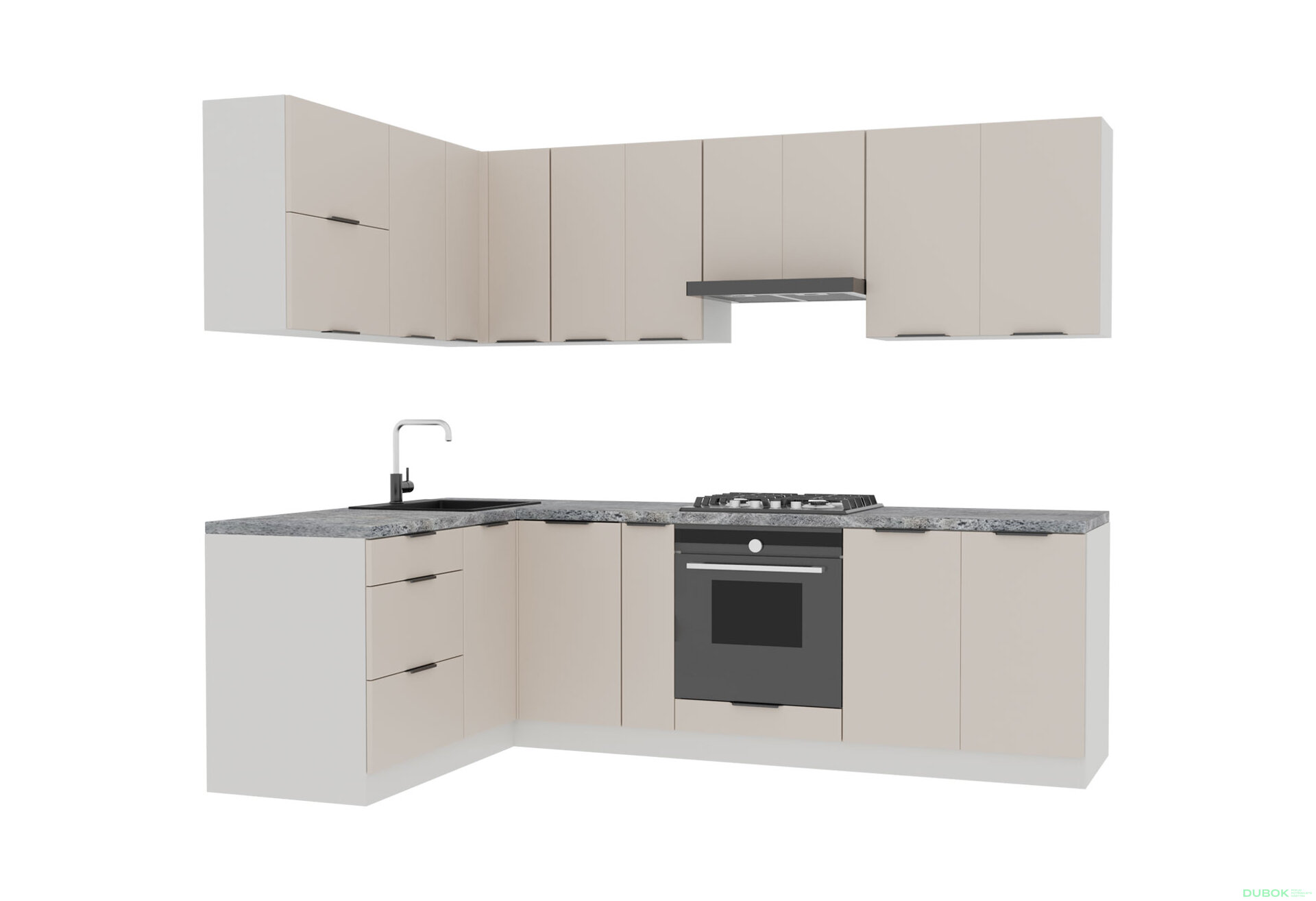 Obrázek 2 - Sada 1.6x2.6 béžový mat Flet Lux
