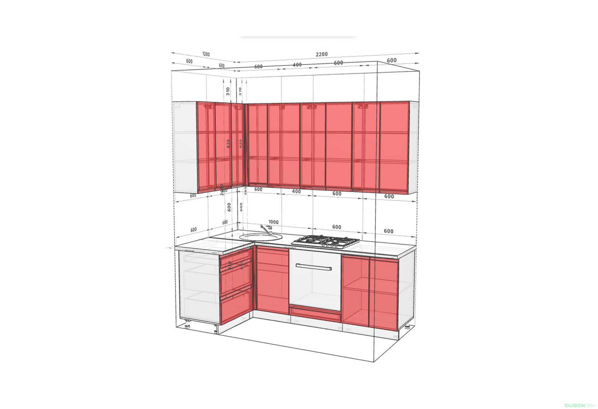 Obrázek 5 - Sada 2.2x1.2 bílá / béžová, šedá matná Interno Luxe