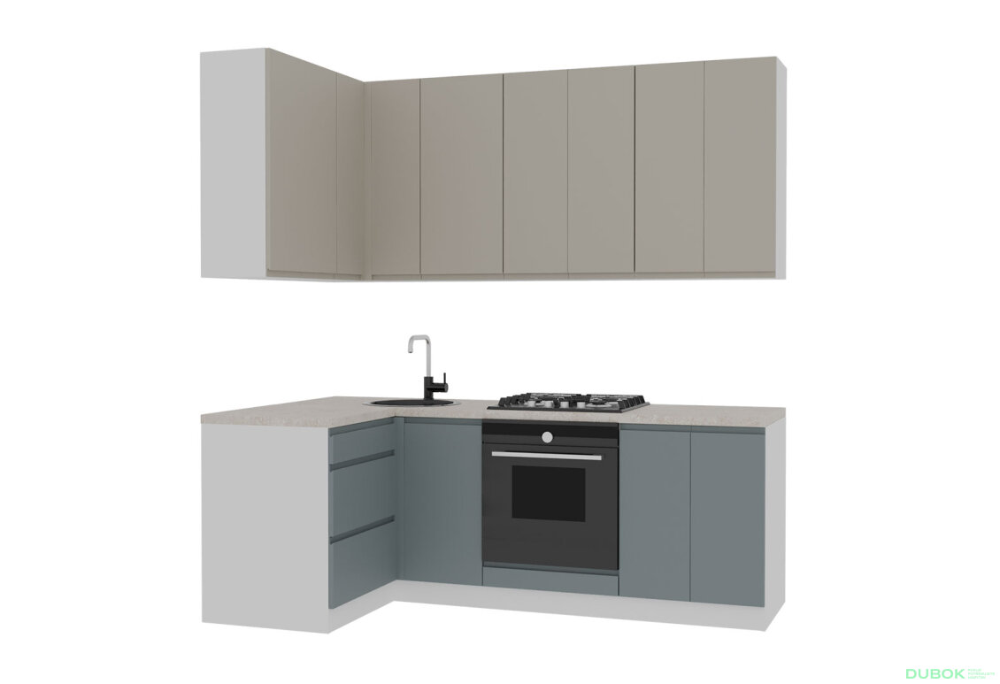 Obrázek 3 - Sada 2.2x1.2 bílá / béžová, šedá matná Interno Luxe