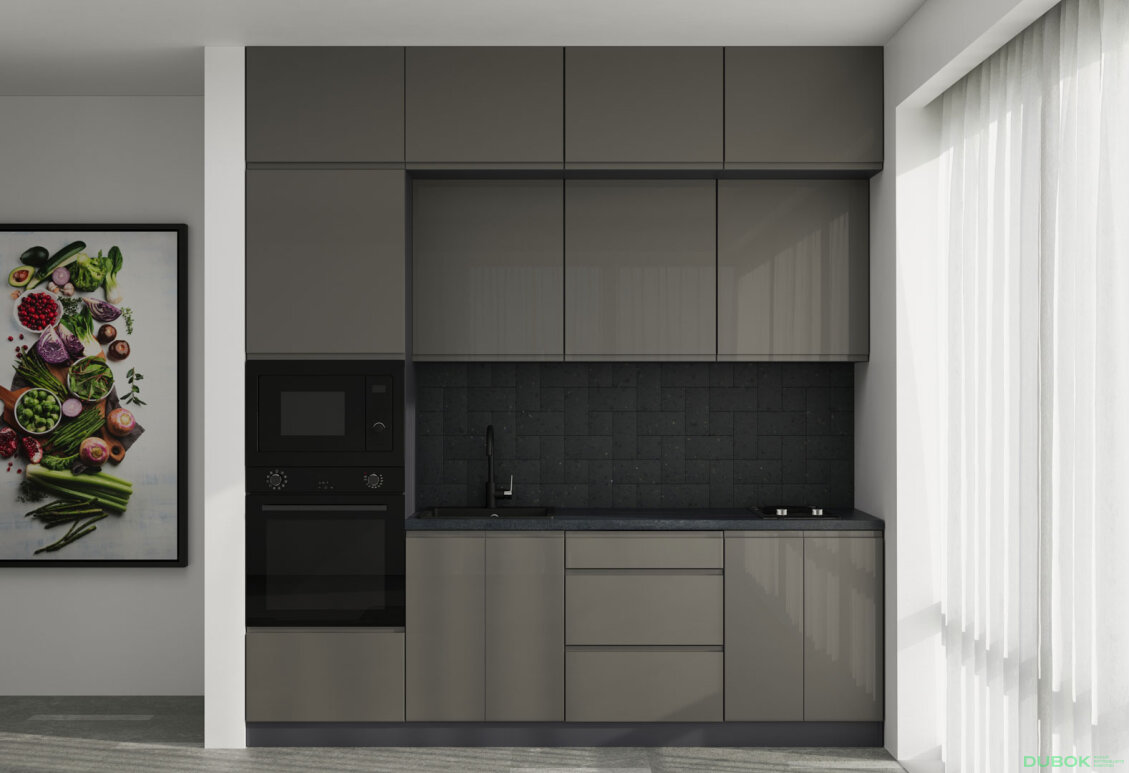 Sada 2.4 Antracit / tmavě šedý lesk Interno Glaňec Luxe