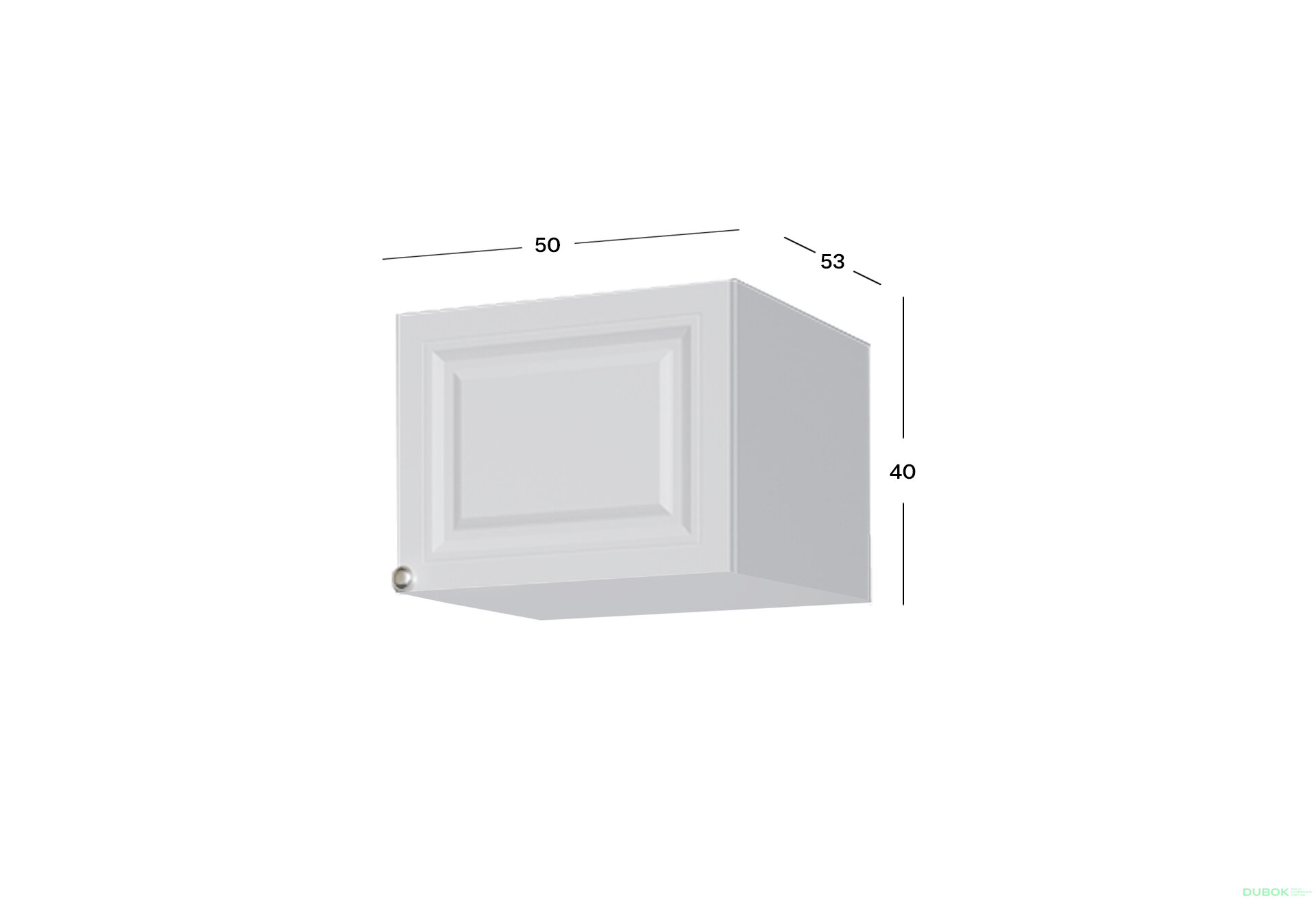 Obrázek 2 - Modul č. 11 + Fasáda F-500*400 V.1 / V.2 Bílá Madrid
