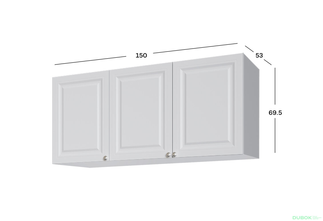 Obrázek 2 - Modul č. 32 + Fasády F-500*695 V.1 / V.2 Bílá Madrid