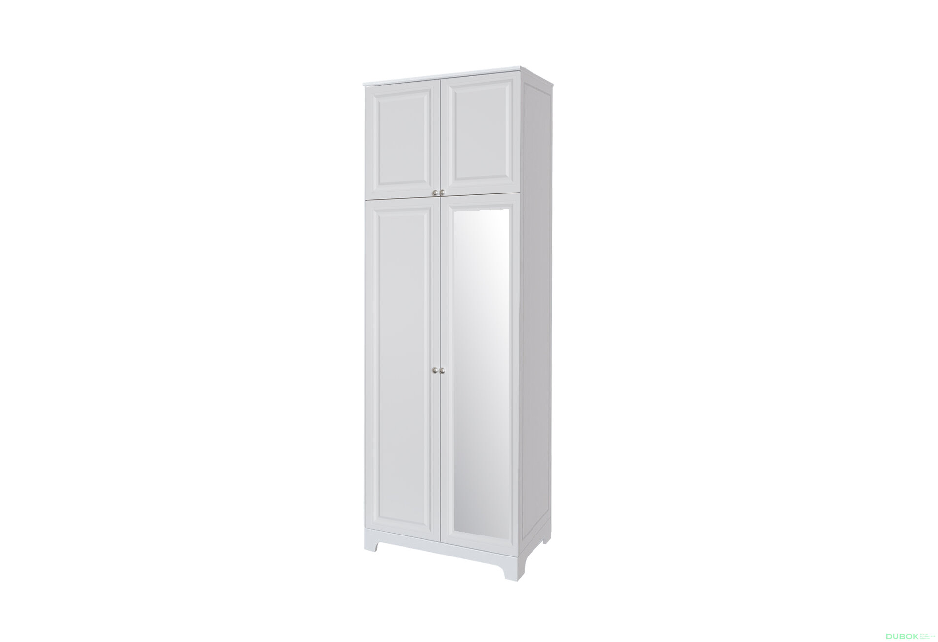 Obrázek 1 - Skříň č. 2 / MDF V.1 + Zrcadlo V.1 + Vysoká antresol Madrid