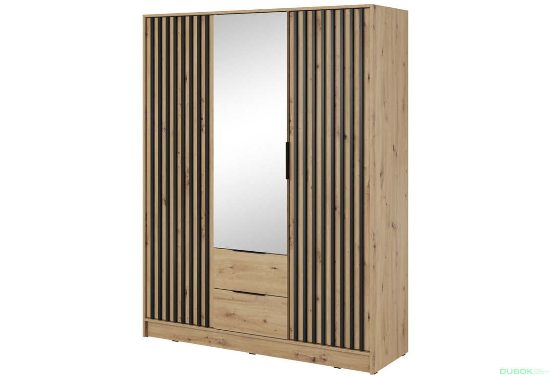 Skříň 3D se zrcadlem artisan Nelly
