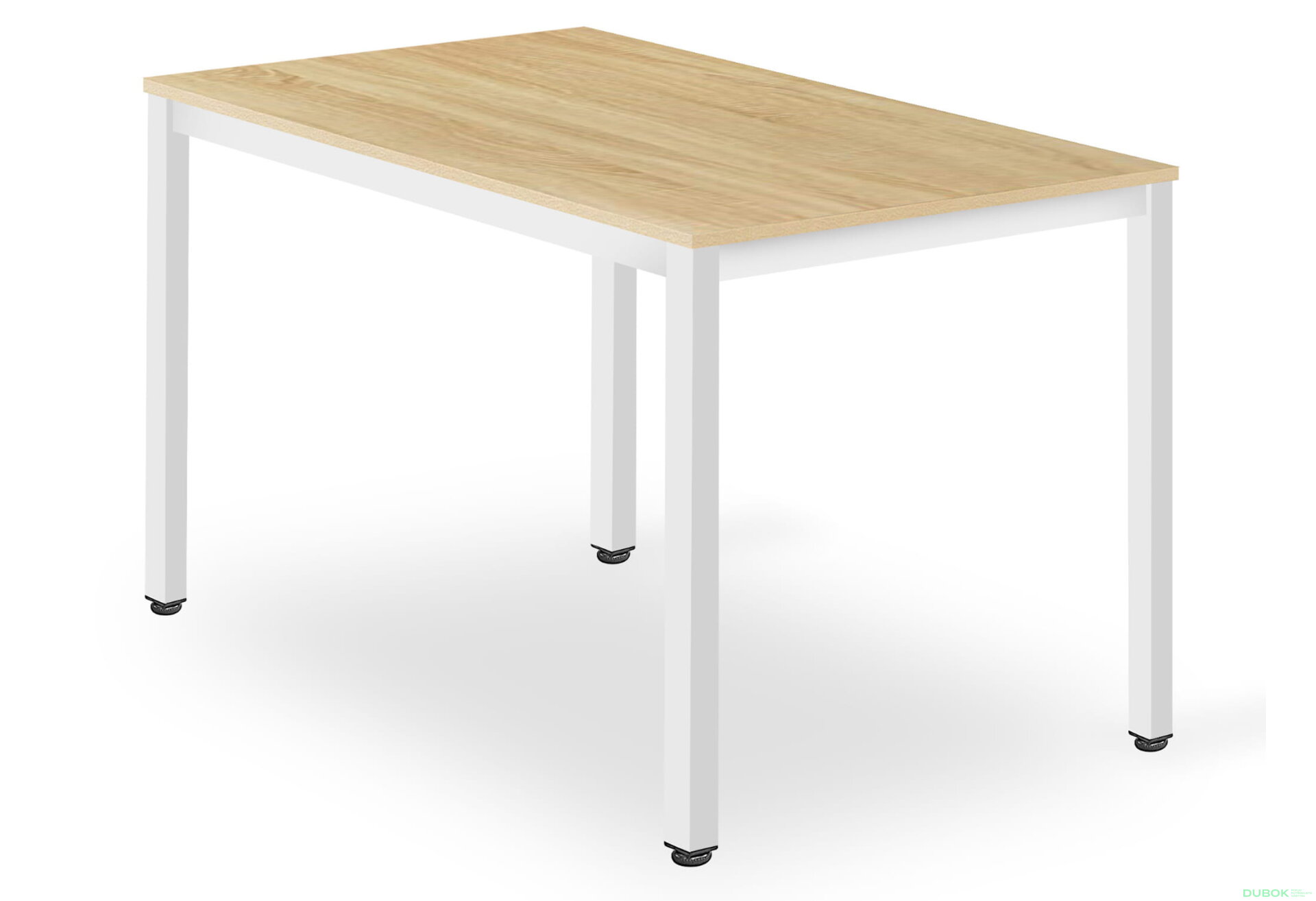 Obrázek 8 - Sada obdélníkový stůl TESSA 120x60 dub + 4 židle OSAKA bílé