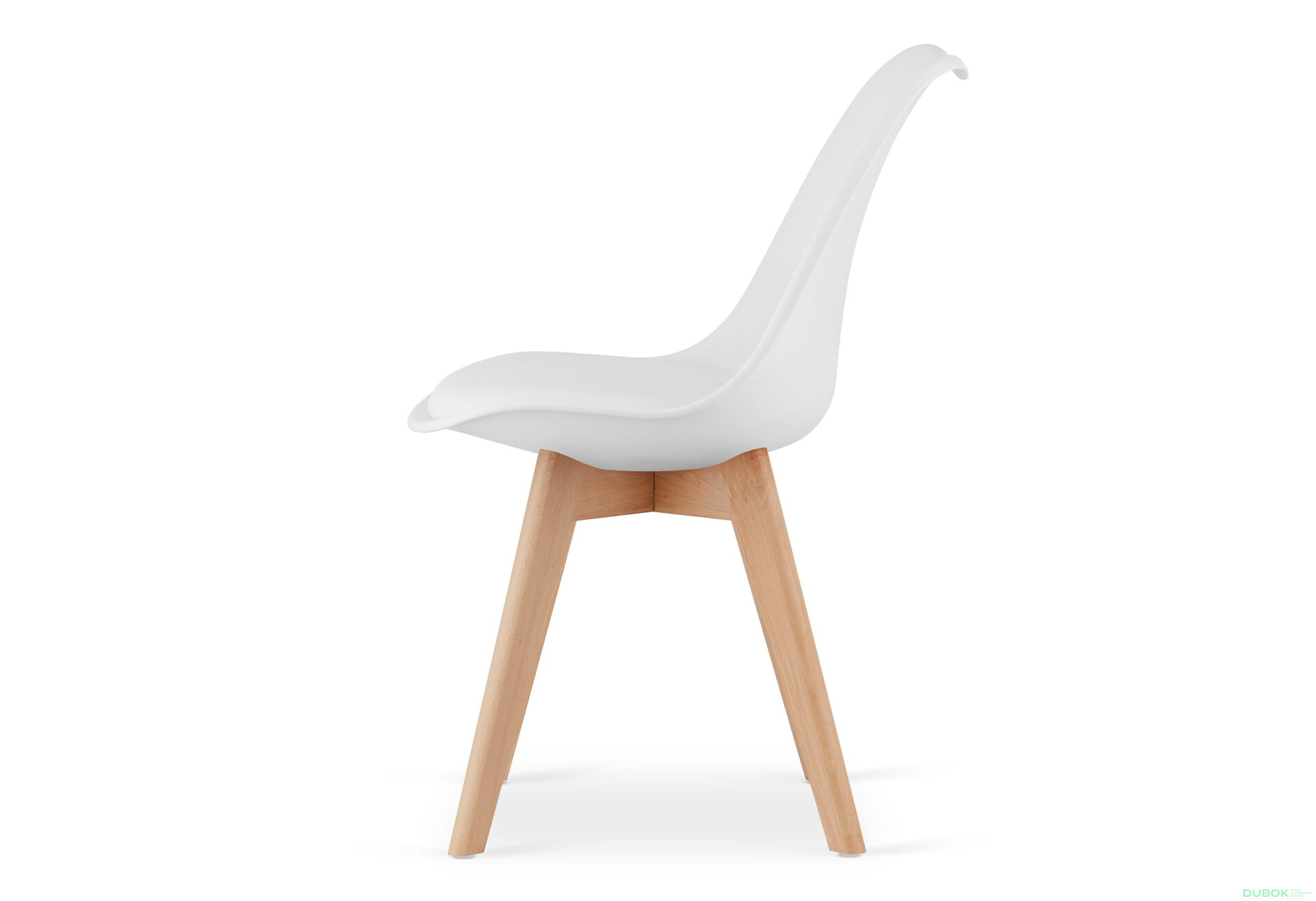 Obrázek 3 - Sada kulatý stůl KAMI 80 cm + 4 židle MARK bílé