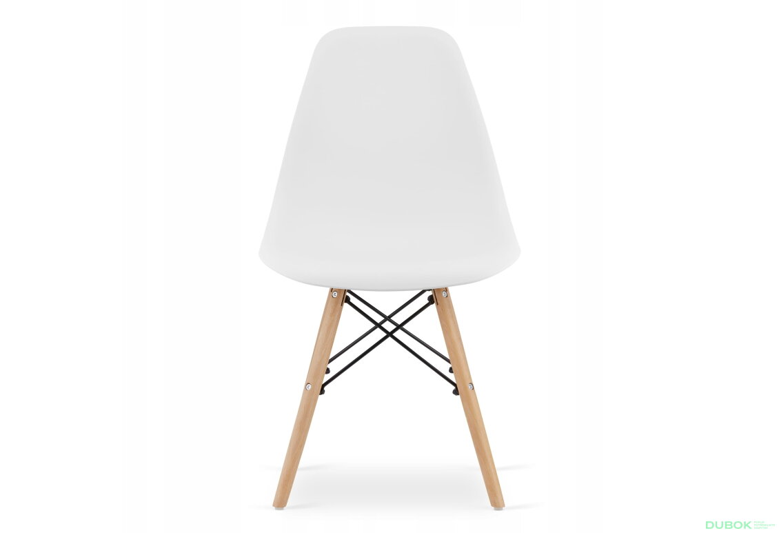 Obrázek 4 - Sada obdélníkový stůl ADRIA 120x80 bílý + 6 židlí OSAKA bílé