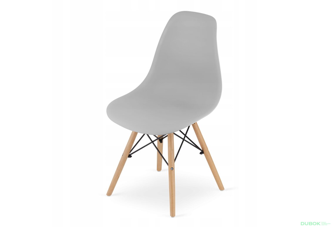 Obrázek 7 - Sada obdélníkový stůl ADRIA 120x80 bílý + 6 židlí OSAKA šedé