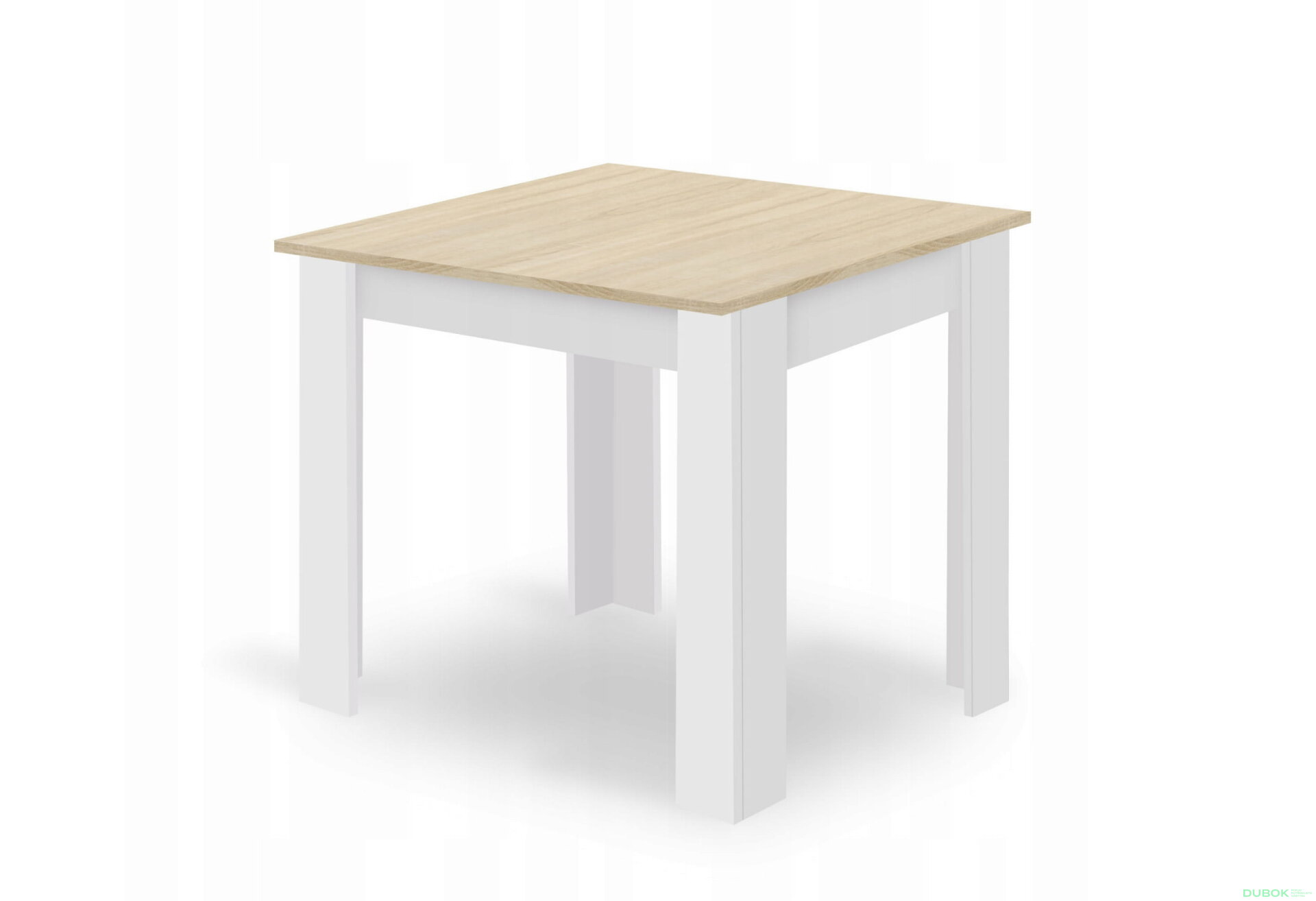 Obrázek 10 - Sada čtvercový stůl 80x80 dub sonoma + 4 židle OSAKA šedé