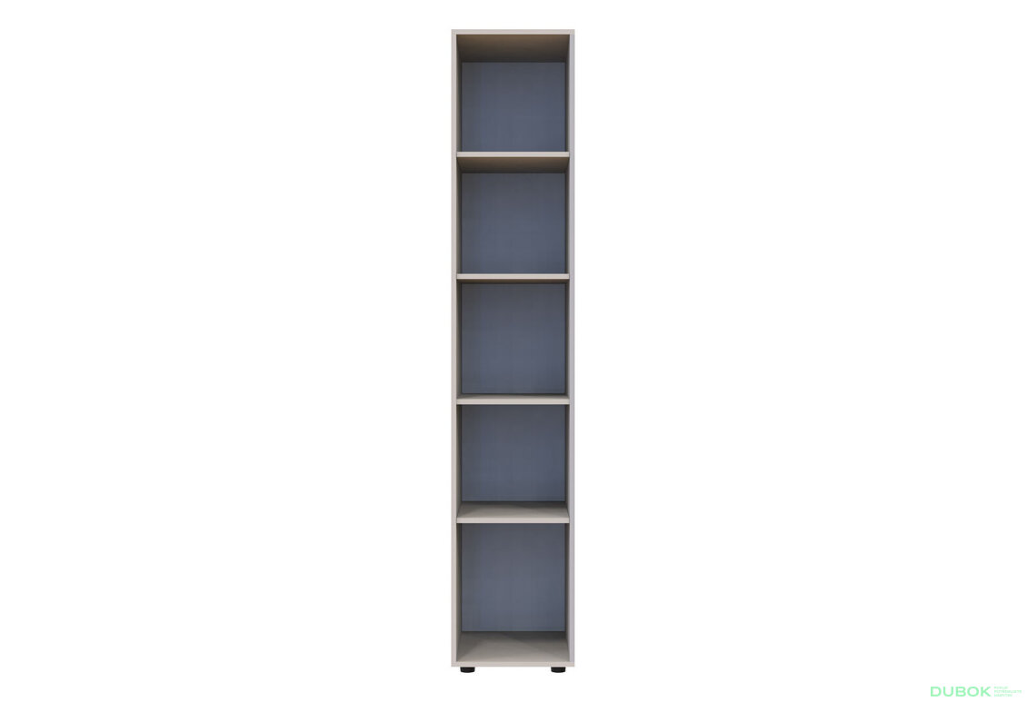 Obrázek 2 - Regál otevřený Gelar 38.2x49.5x203.4 cm Kašmír Vystavený kus