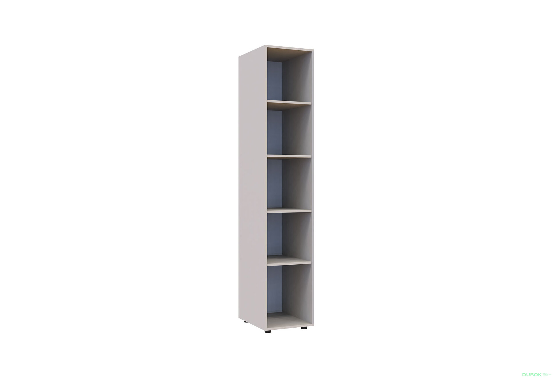 Obrázek 3 - Regál otevřený Gelar 38.2x49.5x203.4 cm Kašmír Vystavený kus