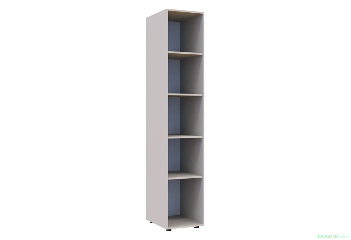 Obrázek 3 - Regál otevřený Gelar 38.2x49.5x203.4 cm Kašmír Vystavený kus