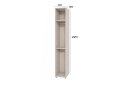 Obrázek 2 - Korpus modul 2 (h-2200*400) kašmír Space