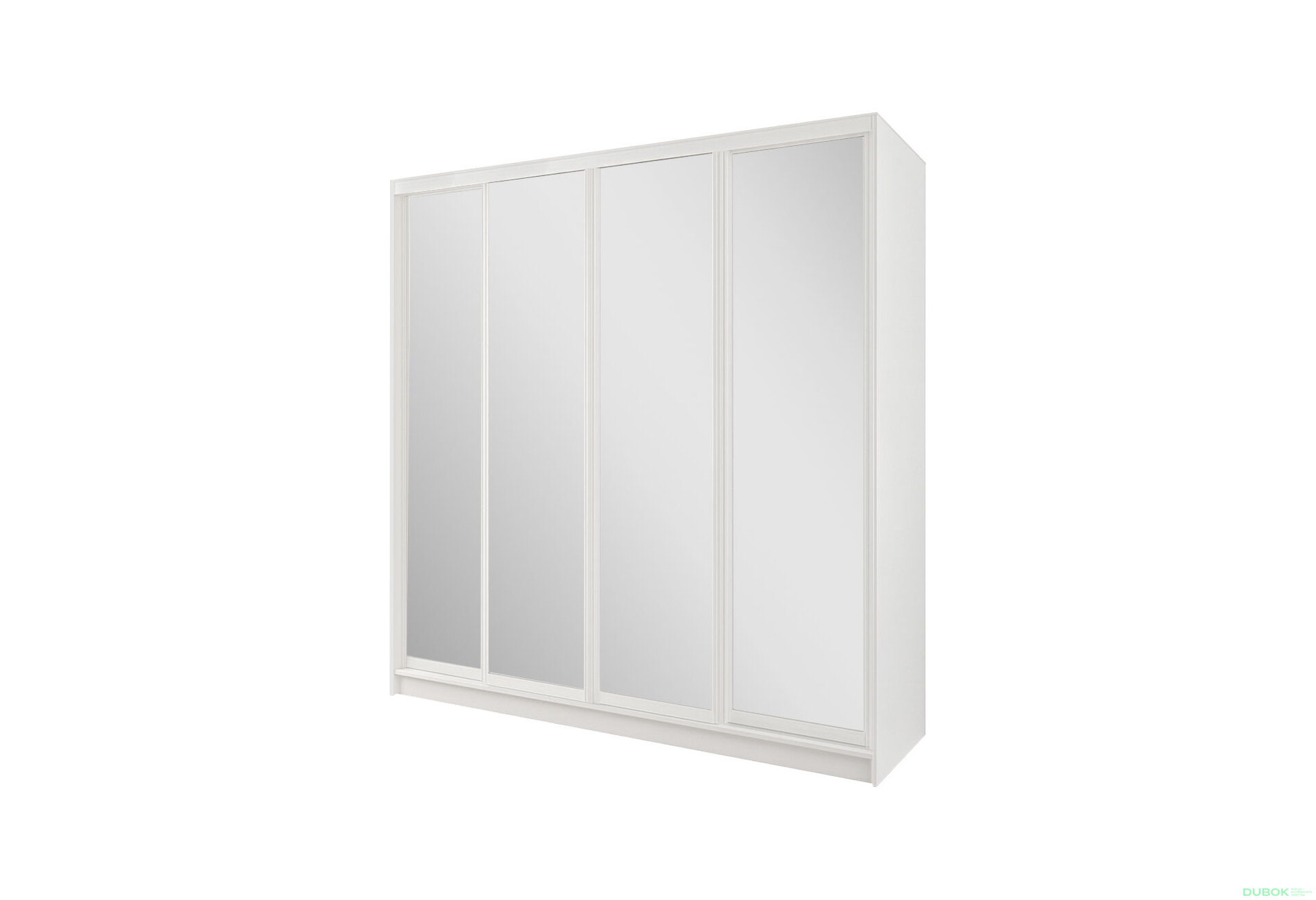 Obrázek 1 - Skříň Rim-Veneziano 4D 2,63 m se zrcadlem, bílá