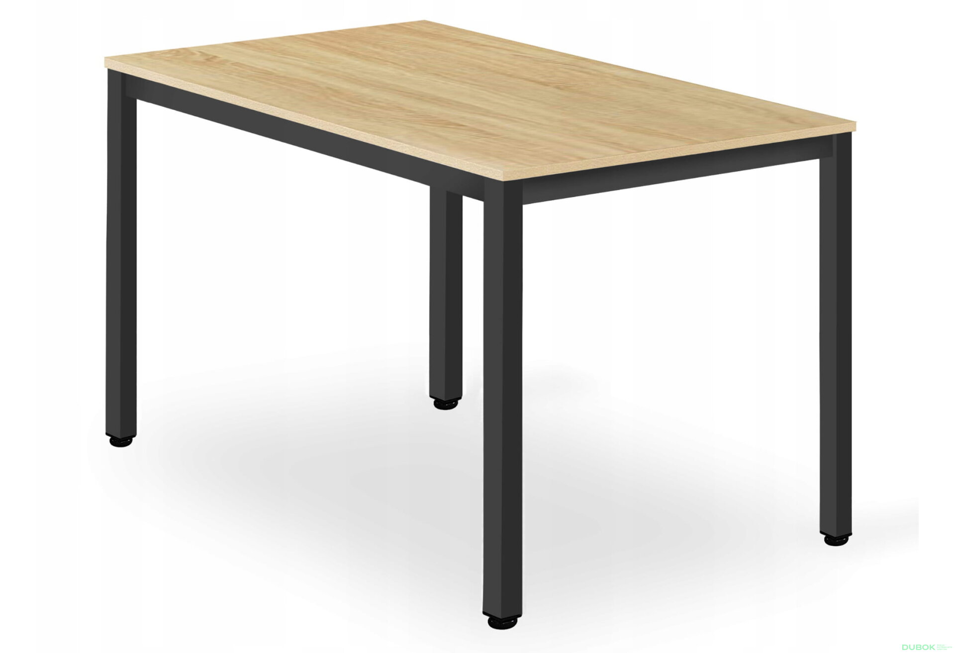 Obrázek 9 - Sada obdélníkový stůl TESSA 120x60 světlý dub + 4 židle OSAKA černé
