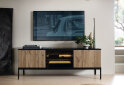 Obrázek 4 - TV stolek RTV154 1 pkt Led Sento černý / dub wotan