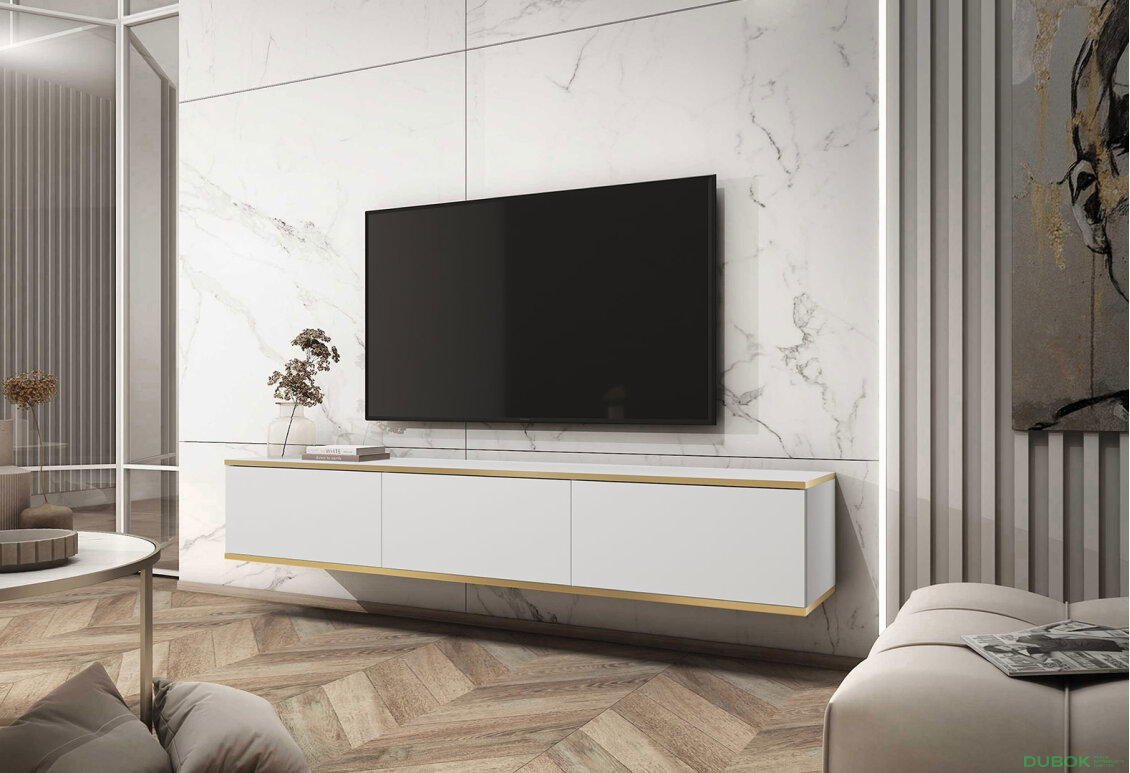 Obrázek 2 - TV stolek RTV 175 bílý Oro