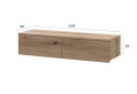 Obrázek 6 - Toaletní stolek Levía dub evoke 2š 100x32x22