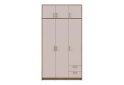 Obrázek 3 - Skříň Rondi 3 dřevotříska s horním prostorem artisan dub / cashmere 121x52x236