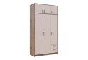 Obrázek 4 - Skříň Rondi 3 dřevotříska s horním prostorem artisan dub / cashmere 121x52x236