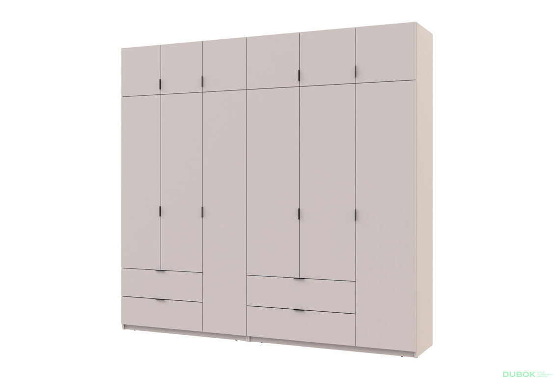 Skříň Lukas 3+3 DT 255 kašmír