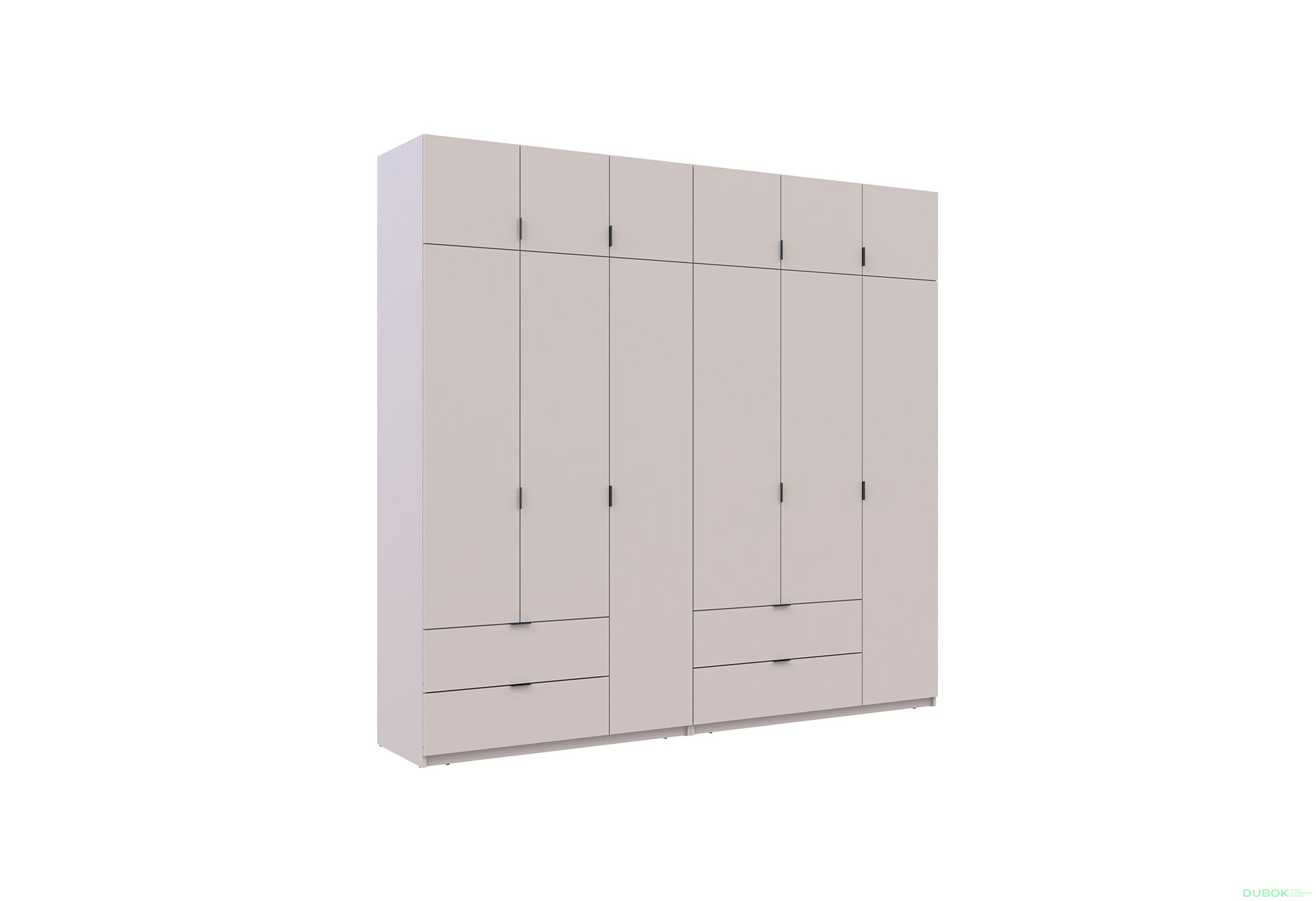 Obrázek 4 - Skříň Lukas 3+3 DT 255 kašmír